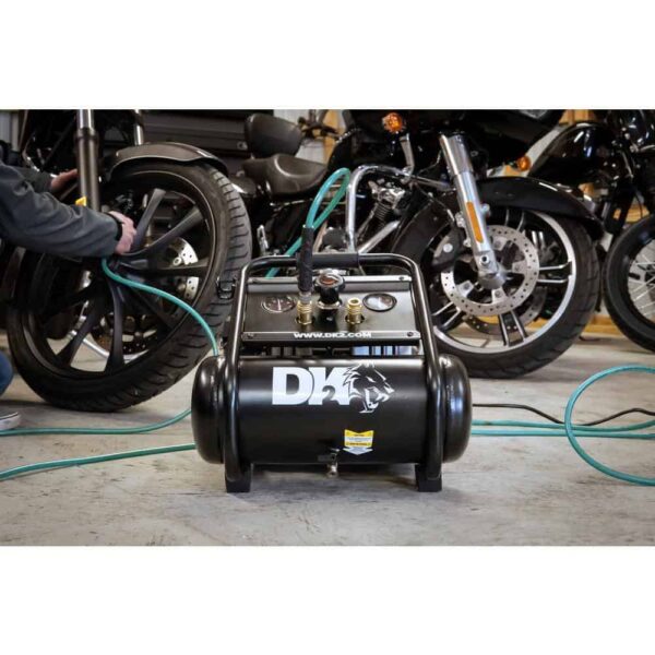 DK2 AC02G 2 Gal. 125 PSI Portable Silent Electric Air Compressor - Image 5