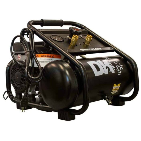 DK2 AC02G 2 Gal. 125 PSI Portable Silent Electric Air Compressor - Image 2