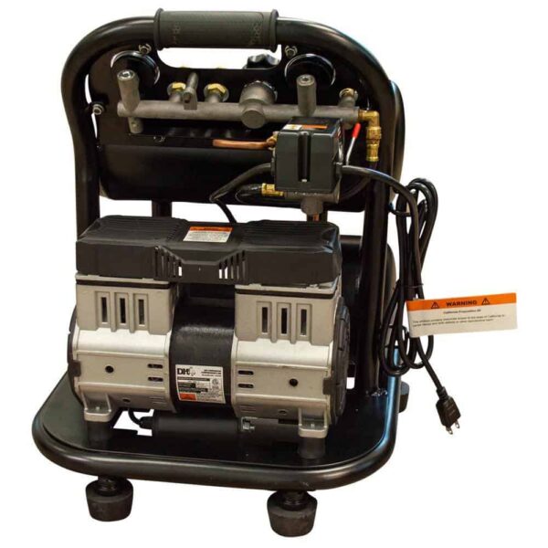 DK2 AC04G 4 Gal. 125 PSI Portable Silent Electric Air Compressor - Image 5