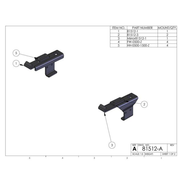DK2 81512 Snow Plow Custom Mount for Ford F150 1997-2004 and F250 1997-1999 and Ford Expedition/Navigator 1997-2002 - Image 2