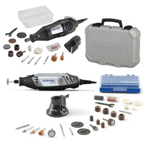 3000125H+200115 3000 Series 1.2 Amp Variable Speed Corded Rotary Tool Kit + 200 Series 1.15 Amp Dual Speed Corded Rotary Tool Kit