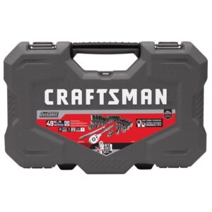 OVERDRIVE 3/8 in. drive Metric/SAE 6 Point Mechanic s Tool Set 49 pc