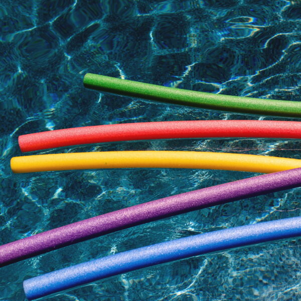 Swim Noodle 35 Pack Pool Noodles, Red, Blue, Green, Purple, Yellow Foam, 4.5 Feet - Image 3