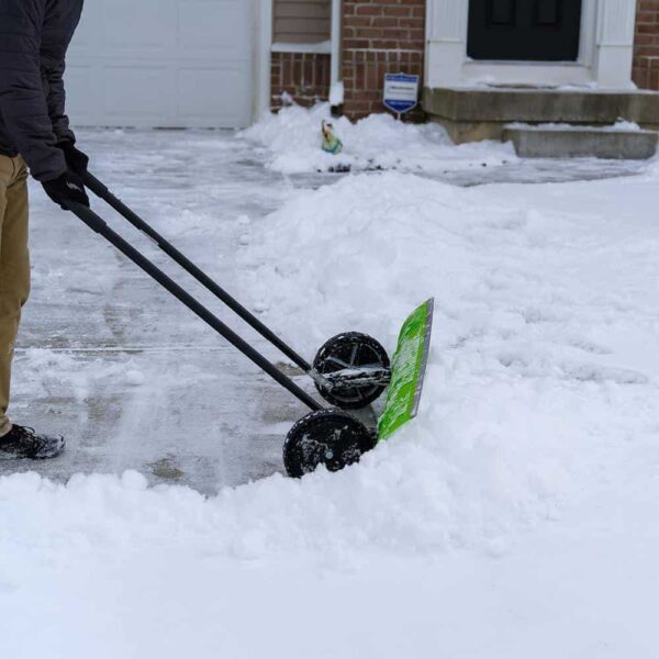 Earthwise 39 in. Dual-Sided Pusher Snow Shovel - Image 2
