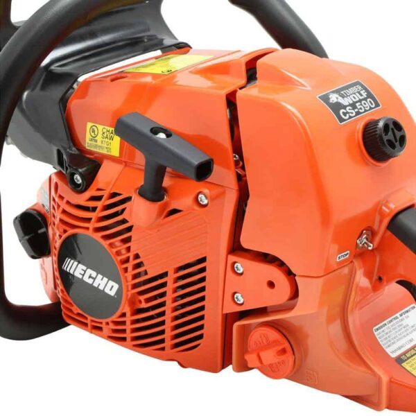 CS-590-24 24 in. 59.8 cc Gas 2-Stroke Rear Handle Timber Wolf Chainsaw - Image 11