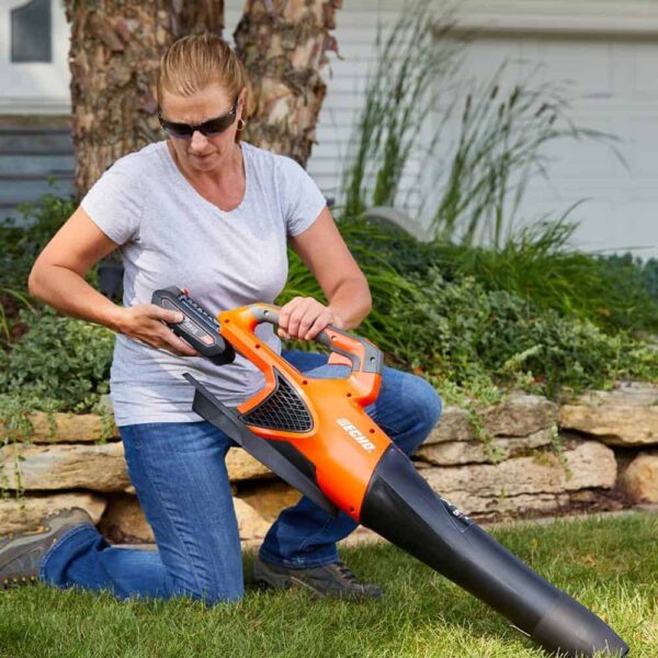 eFORCE 56V Cordless Battery 16 in. String Trimmer and 151 MPH 526 CFM Blower Combo Kit w/ 2.5Ah Battery   Charger 2-Tool - Image 5