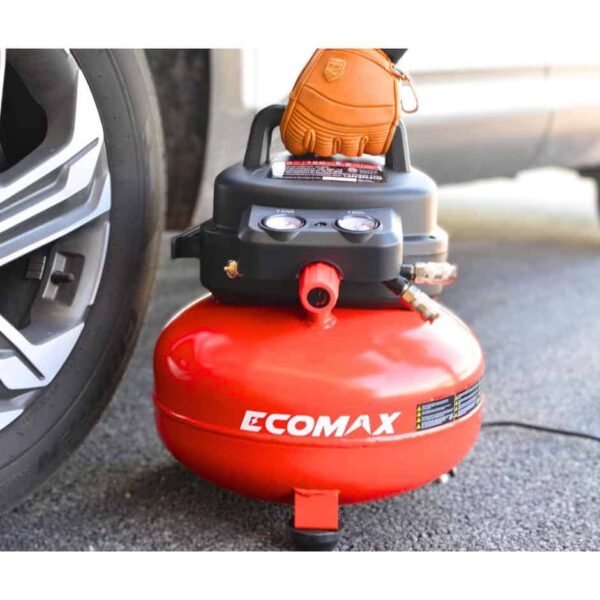 ECOMAX AT01111P-06-04 6 Gal. 150 PSI Electric Pancake Air Compressor - Image 14