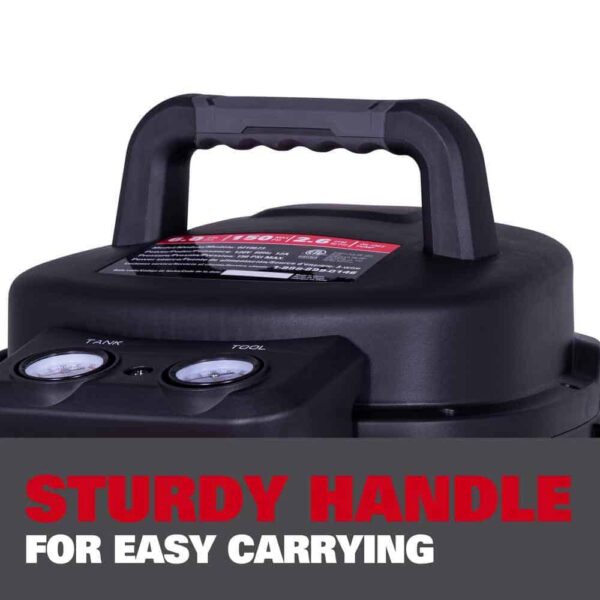 ECOMAX AT01111P-06-04 6 Gal. 150 PSI Electric Pancake Air Compressor - Image 3