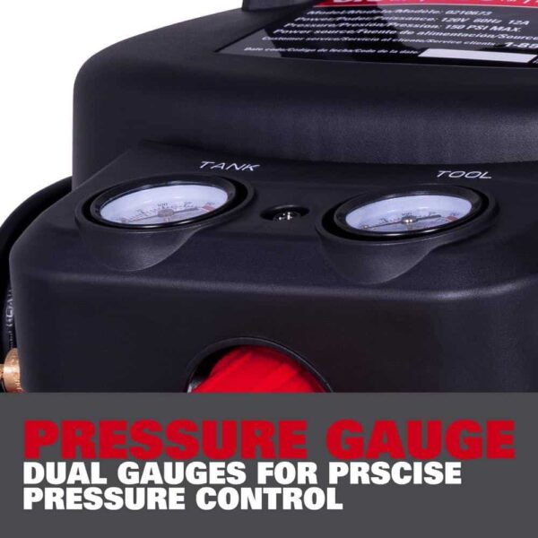ECOMAX AT01111P-06-04 6 Gal. 150 PSI Electric Pancake Air Compressor - Image 12
