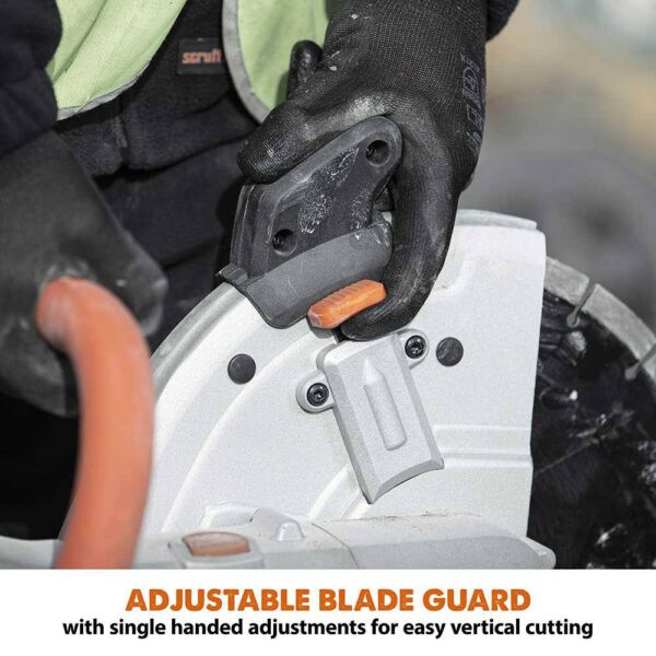 Evolution Power Tools R300DCT 12 In. Electric Concrete Cut-Off Saw, With 12 In. Diamond Blade - Image 6