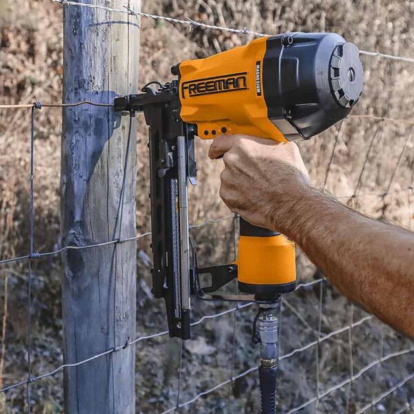 G2FS9 2nd Generation Pneumatic 9-Gauge 2 in. Fencing Stapler with Case, T-Handle, Belt Hook, and 1/4 in. NPT Air Connector - Image 6