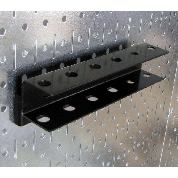 Wall Control 30BAS300GVB 32 in. x 48 in. Shiny Metallic Galvanized Steel Pegboard - Image 5