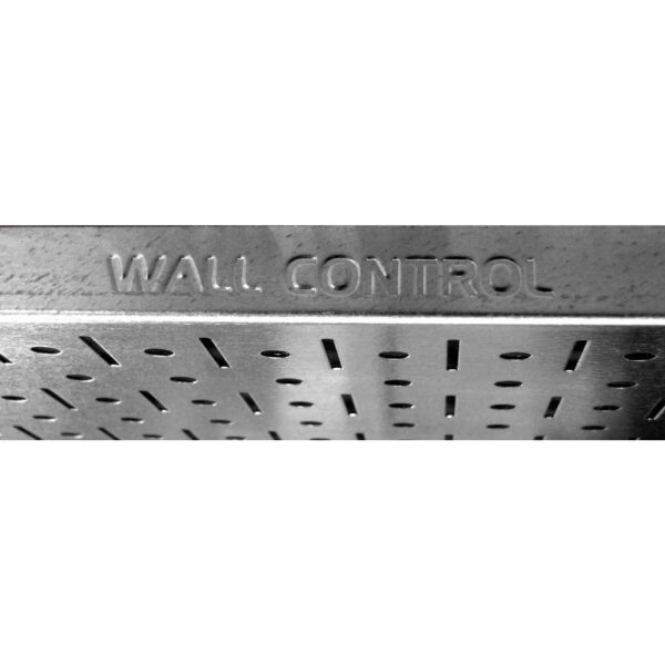 Wall Control 30BAS300GVB 32 in. x 48 in. Shiny Metallic Galvanized Steel Pegboard - Image 2