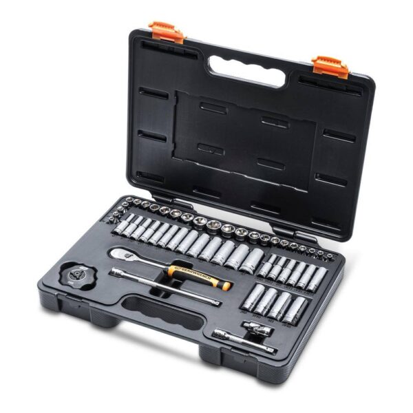 1008066261 1/4 in. Drive 90-Tooth 6-Point Standard and Deep SAE/Metric Mechanics Tool Set (52-Piece) - Image 6