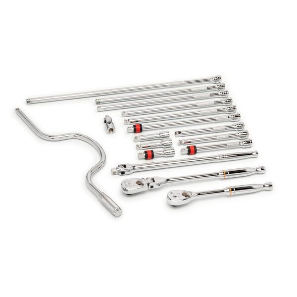 1006452353 3/8 in. Drive 90-Tooth Ratchets and Drive Tool Set in EVA Foam Tray (17-Piece) - Image 4