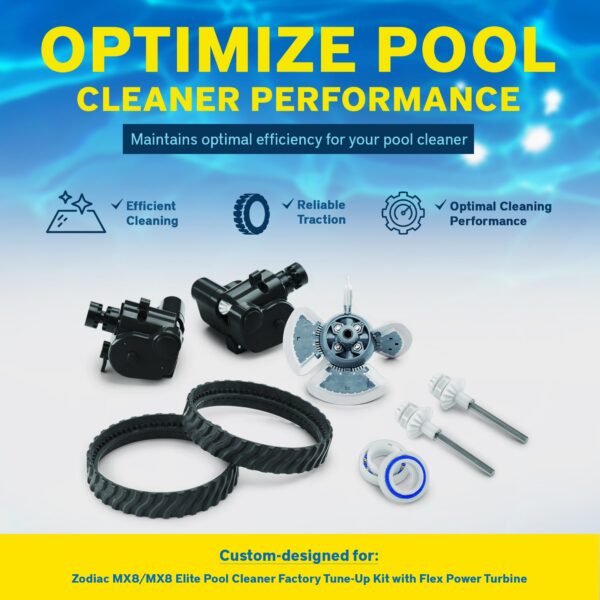 MX8/MX8 Elite Pool Cleaner Factory Tune Up Kit with Flex Power Turbine - Image 6