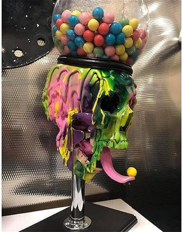 Halloween Skull Bubble Gum - Image 3