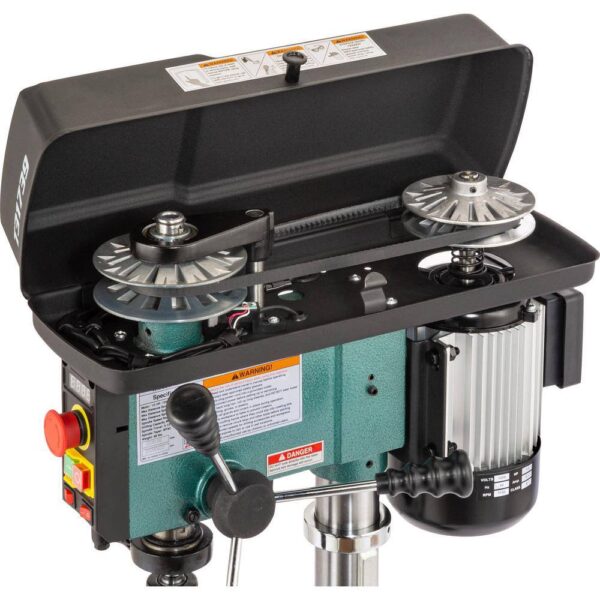 Industrial T31739 12 in. Variable-Speed Benchtop Drill Press with 5/8 in. Chuck Capacity and Laser - Image 4