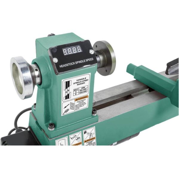 Industrial T25926 10 in. x 18 in. Variable-Speed Benchtop Wood Lathe - Image 3