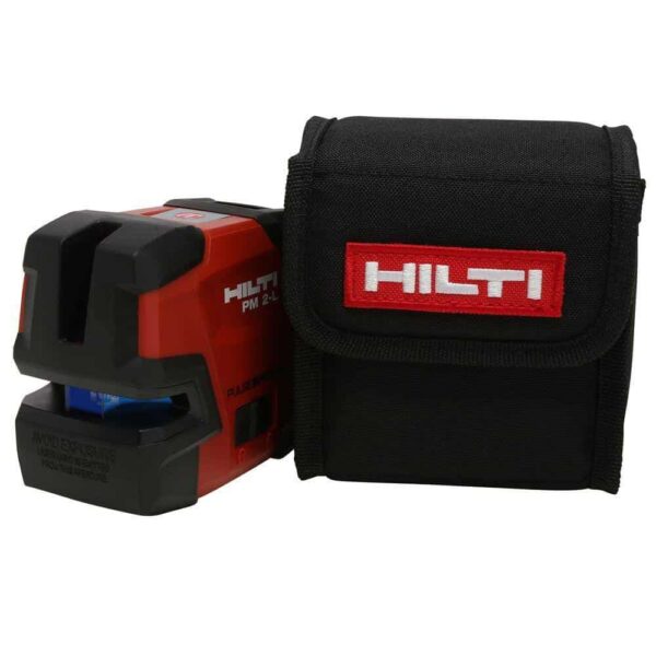 Hilti 2047044 33 ft. PM 2-L Red Line Laser with (2) AA Batteries - Image 5