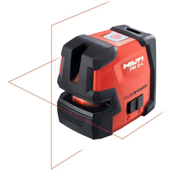 Hilti 2047044 33 ft. PM 2-L Red Line Laser with (2) AA Batteries - Image 9