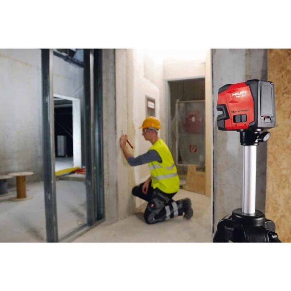 Hilti 2047044 33 ft. PM 2-L Red Line Laser with (2) AA Batteries - Image 11