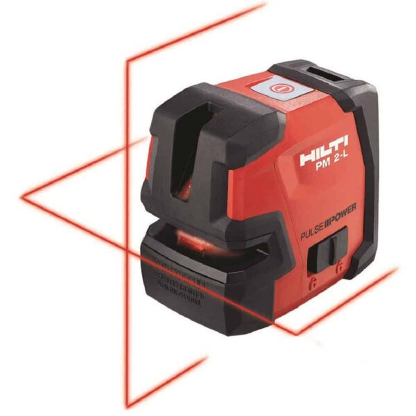Hilti 2047044 33 ft. PM 2-L Red Line Laser with (2) AA Batteries - Image 7