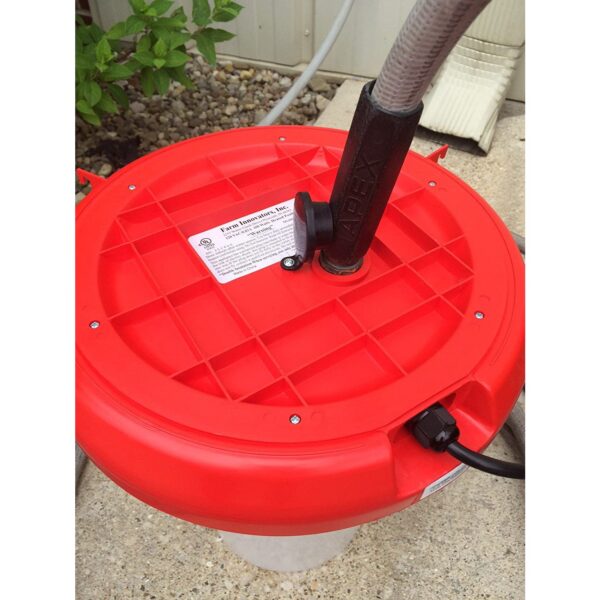 Heated Plastic Hanging Poultry Water Fountain, Red (4 Pack) - Image 4