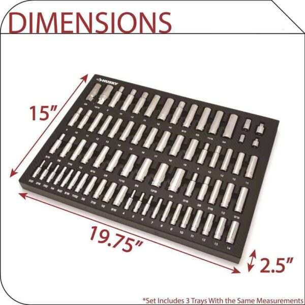 Mechanics Tool Set in EVA Trays (290-Piece) - Image 12
