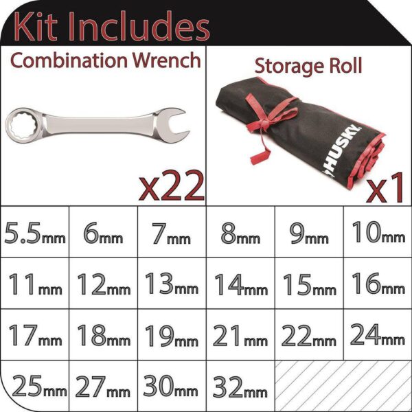 1003566680 Master Metric Combo Wrench Set (22-Piece) - Image 2