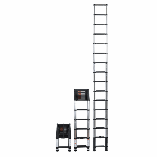 Xtend   Climb Contractor Aluminum 15.5-ft Type 1A- 300 lbs. Capacity Telescoping Extension Ladder