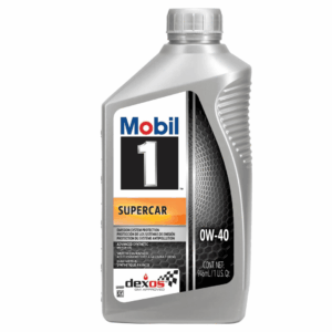 Mobil 1 Supercar Advanced Full Synthetic Motor Oil 0W-40, 6-pack of 1 quarts