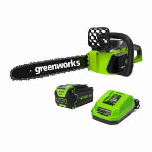 40V 16  Brushless Cordless Chainsaw, 4.0Ah Battery and Charger Included