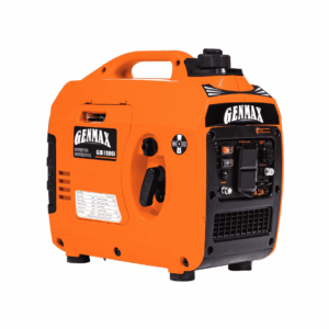 GENMAX Quiet and Portable Gasoline Inverter Generator   Up to 1200 Running Watts, 6.5 Hour Run Time, Lightweight and Fuel Efficient