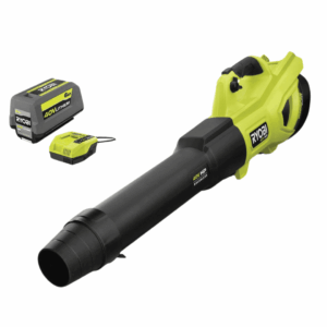 RY404140 40V HP Brushless Whisper Series 160 MPH 650 CFM Cordless Battery Leaf Blower with 6.0 Ah Battery and Charger