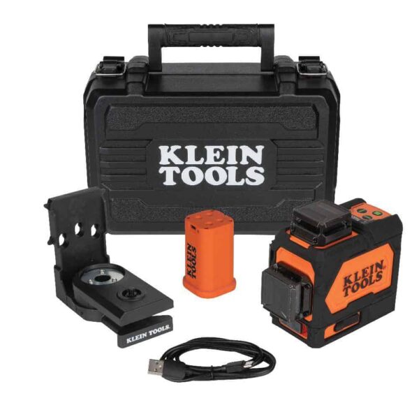 Klein Tools 93PLL Rechargeable Self-Leveling Green Planar Laser Level - Image 5