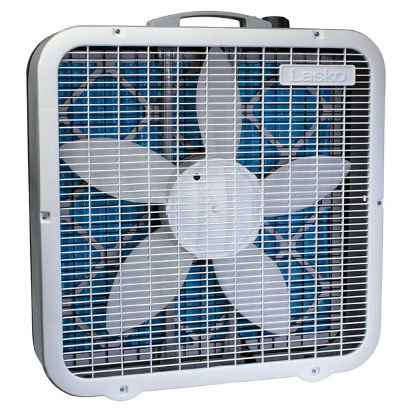 Portable Home Office 3 Speed Air Purifier Machine Box Fan, White