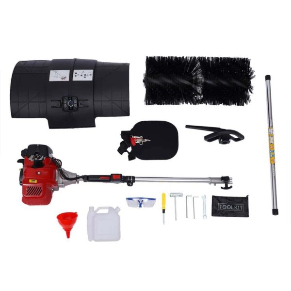 YIYIBYUS OT-MLLCR-1208 52 cc 2-Stroke 2.3 HP Gasoline Power Hand-Held Sweeper Lawn Artificial Grass Sweeper - Image 5