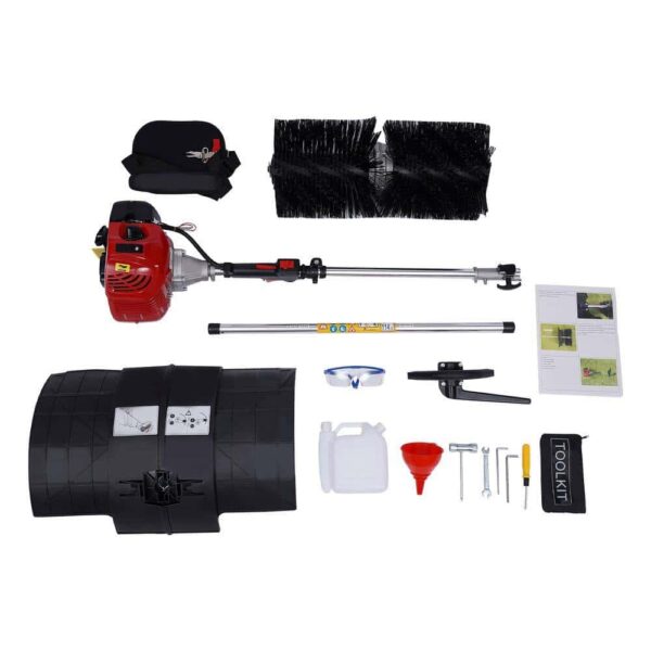 YIYIBYUS OT-MLLCR-846 2.3 HP Powerful Handheld Cleaning Sweeper Power Lawn Sweeper - Image 7