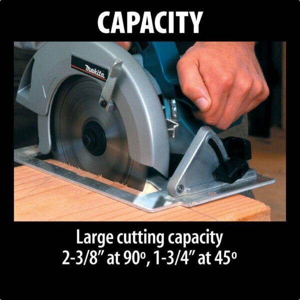 5007F 7-1/4 in. 15 Amp Corded Circular Saw with Dust Port 2 LED Lights 24T Carbide Blade - Image 13