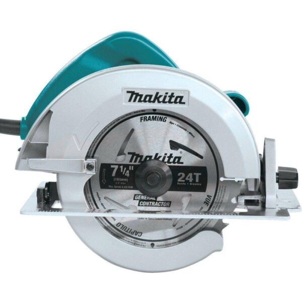 5007F 7-1/4 in. 15 Amp Corded Circular Saw with Dust Port 2 LED Lights 24T Carbide Blade - Image 4
