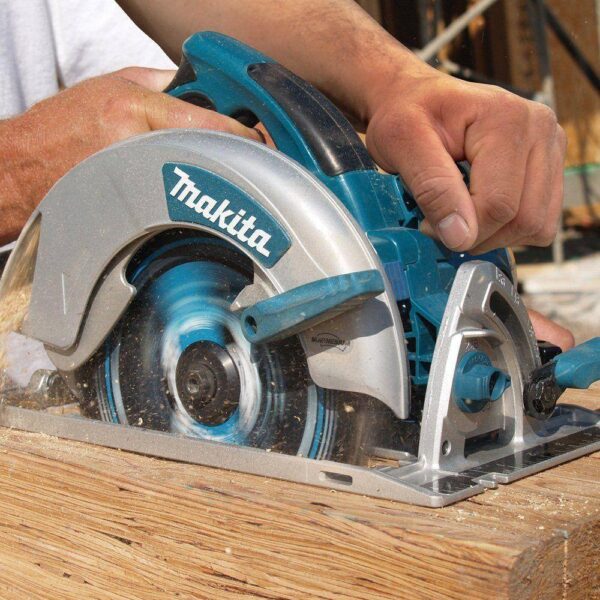868926 15 Amp 7-1/4 in. Corded Lightweight Magnesium Circular Saw with LED Light, Dust Blower, 24T Carbide blade, Hard Case - Image 13