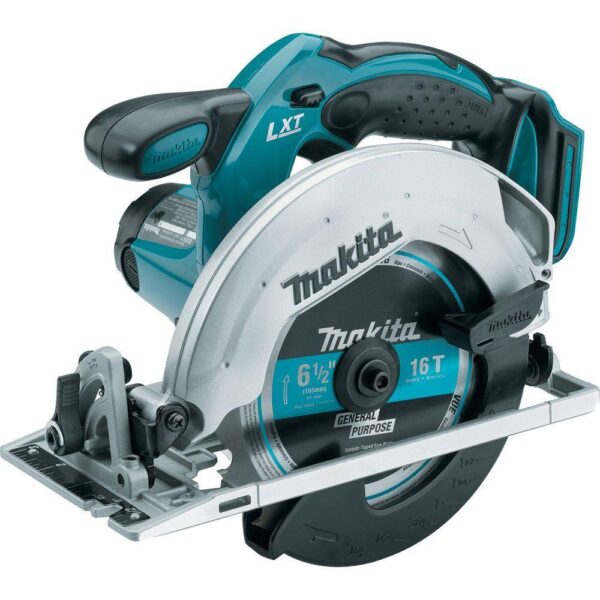 697947 18V LXT Lithium-Ion Cordless 6-1/2 in. Lightweight Circular Saw and General Purpose Blade (Tool-Only)