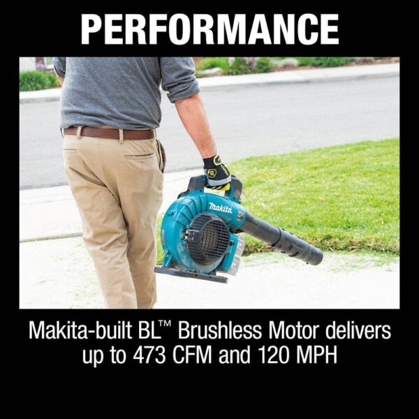 XBU04Z 120 MPH 473 CFM LXT 18V X2 (36V) Commercial Lithium-Ion Brushless Cordless Leaf Blower (Tool-Only) - Image 4