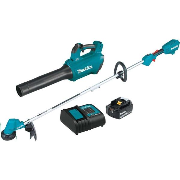 LXT 18V Cordless Li-Ion Leaf Blower/String Trimmer Combo Kit 2-Tools 4.0Ah with bonus 0.08 in. x 175 ft. Trimmer Line - Image 3