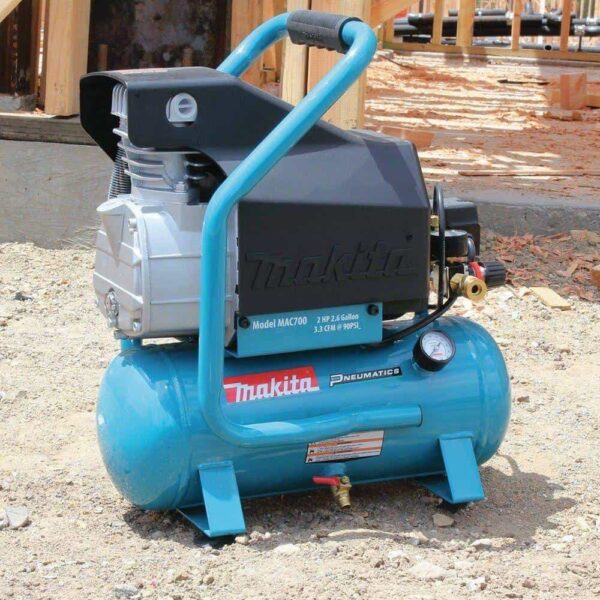 MAC700 2.6 Gal. 2 HP Portable Electrical Hot Dog Air Compressor - Image 11