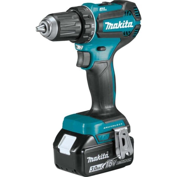 XFD131 18V LXT Lithium-Ion Brushless Cordless 1/2 in. Driver-Drill Kit, 3.0Ah - Image 5