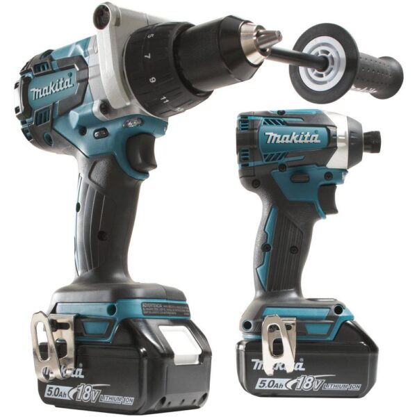 XT268T 18-Volt LXT 5.0Ah Lithium-ion Brushless Cordless Combo Kit 2-Piece (Hammer Drill/Impact Driver) - Image 3