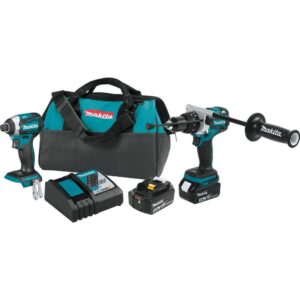 XT268T 18-Volt LXT 5.0Ah Lithium-ion Brushless Cordless Combo Kit 2-Piece (Hammer Drill/Impact Driver)