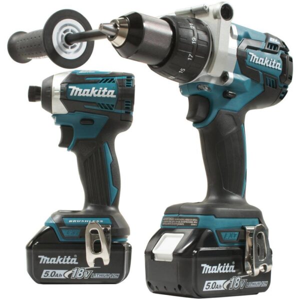 XT268T 18-Volt LXT 5.0Ah Lithium-ion Brushless Cordless Combo Kit 2-Piece (Hammer Drill/Impact Driver) - Image 13